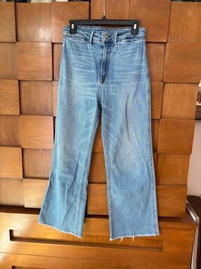 No End wide leg Crop Straight Jeans